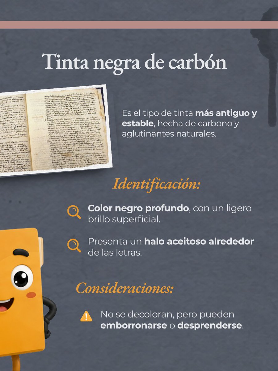 AHNEcuador's tweet photo. 🧐 Hoy, en #DocuDice revisamos algunos tipos de tintas presentes en documentos históricos y las características que nos puede ayudar a diferenciarlas. https://t.co/0N422dZNxb