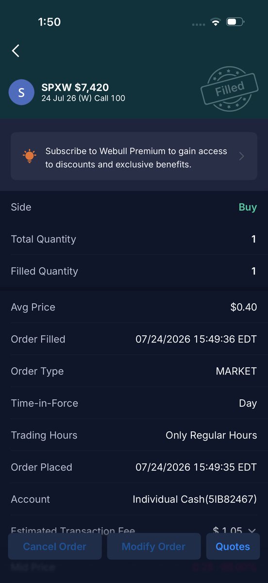 thatcoolchris's tweet photo. Quick pre MOC scalp to get a few bucks back #ChallengeAccount https://t.co/zDeZYT9GK1