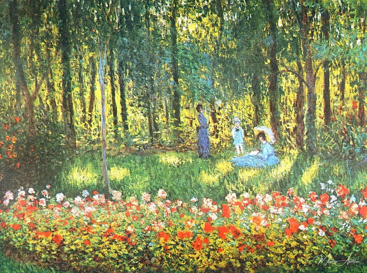 FrancoMaggie's tweet photo. Claude Monet nel Giardino, La Famiglia dell'Artista, 1875 
Claude Monet in the Garden, The Artist's Family, https://t.co/sfYLcvNkfw