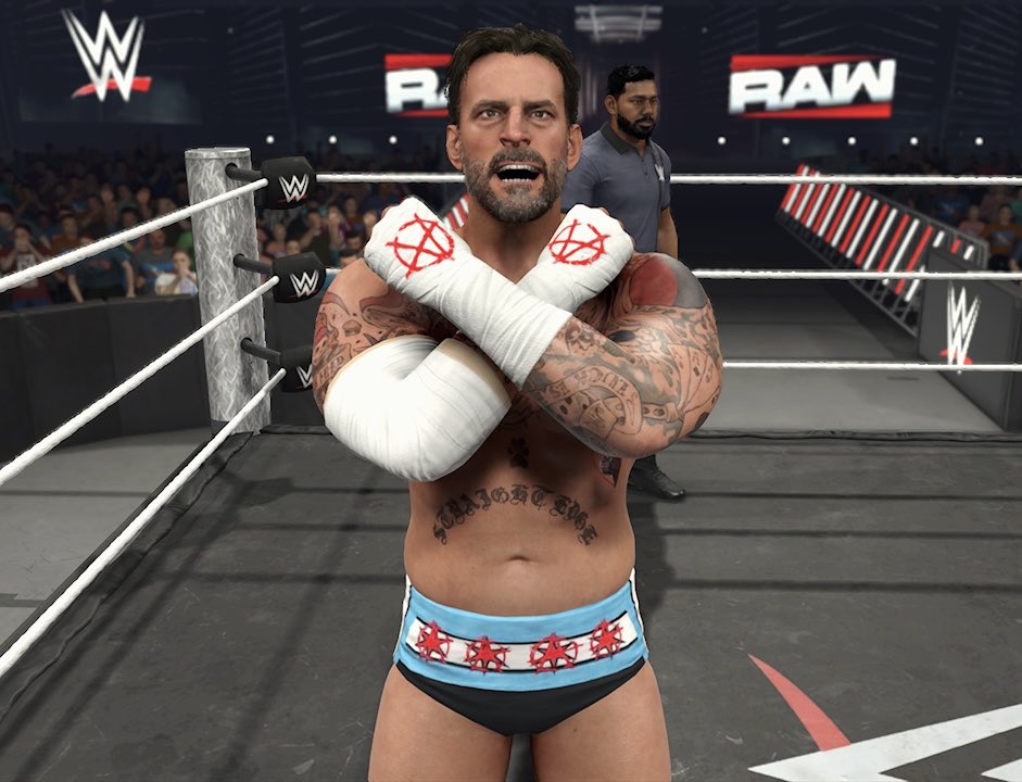 Finesse10000's tweet photo. 2K making the Order of Anarchy inspired me to make my favourite Anarky design #WWE2K26 https://t.co/kOKjEZz6uD