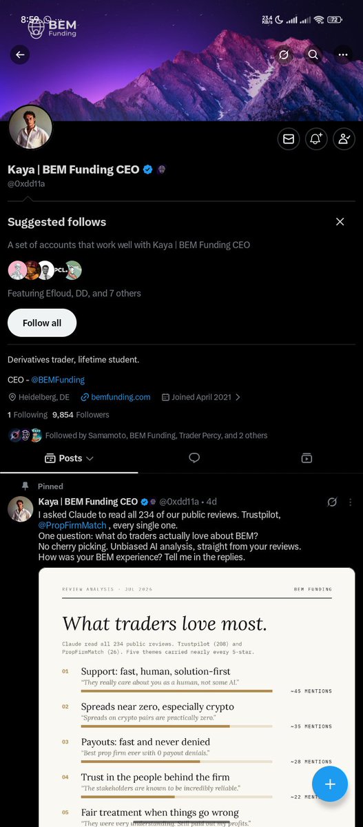 thissdav's tweet photo. @freda_trades @BemFunding @0xdd11a @Tony_Horton @THE_MUBARAKfx  @Muktarfx189030 

Done ✅ https://t.co/r9QEsVwTBP