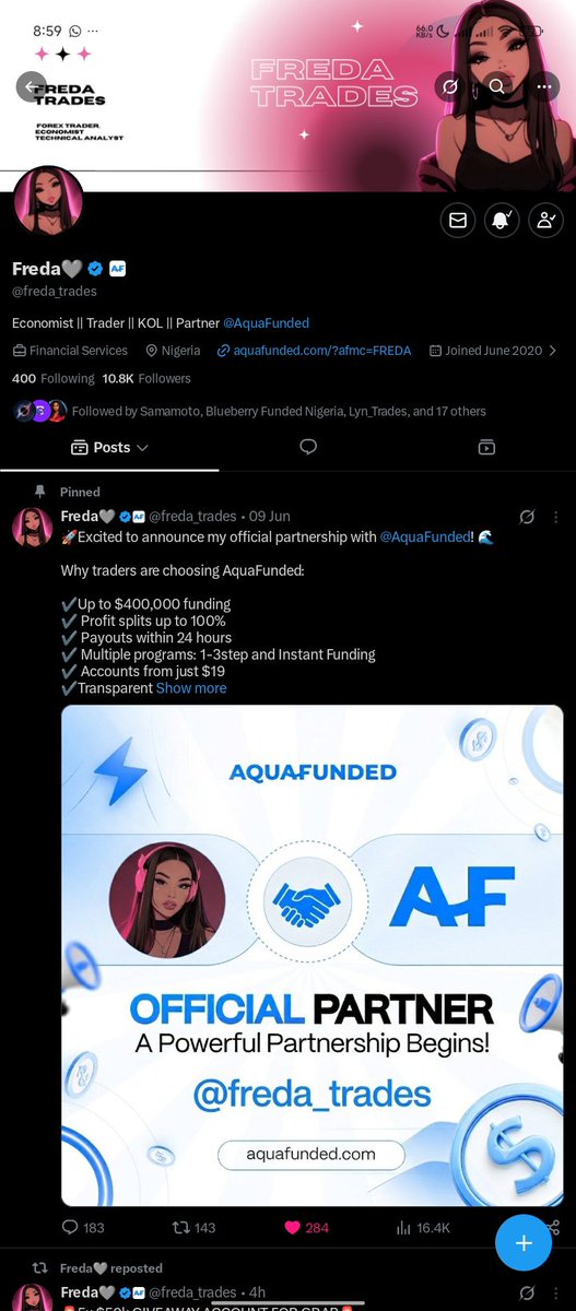 thissdav's tweet photo. @freda_trades @BemFunding @0xdd11a @JulioOfficial @THE_MUBARAKfx @Muktarfx189030 https://t.co/6bf6IAHo9q