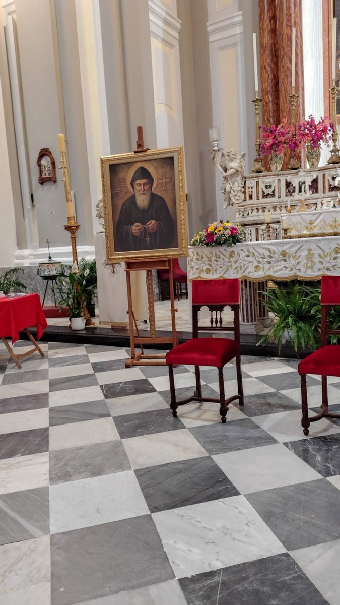 FilomenaGallo55's tweet photo. @srmcarla Stasera ore 23 in occasione
della festa di San Charbel sarò
alla Santa Messa e Adorazione
Eucaristica noturna pregando
per tutti noi per la Sua
intercessione e benedizione,
in particolare per gli anziani
e ammalati nel corpo e
nello spirito.
#Santanotte 🙏 https://t.co/AkU3ceScF9