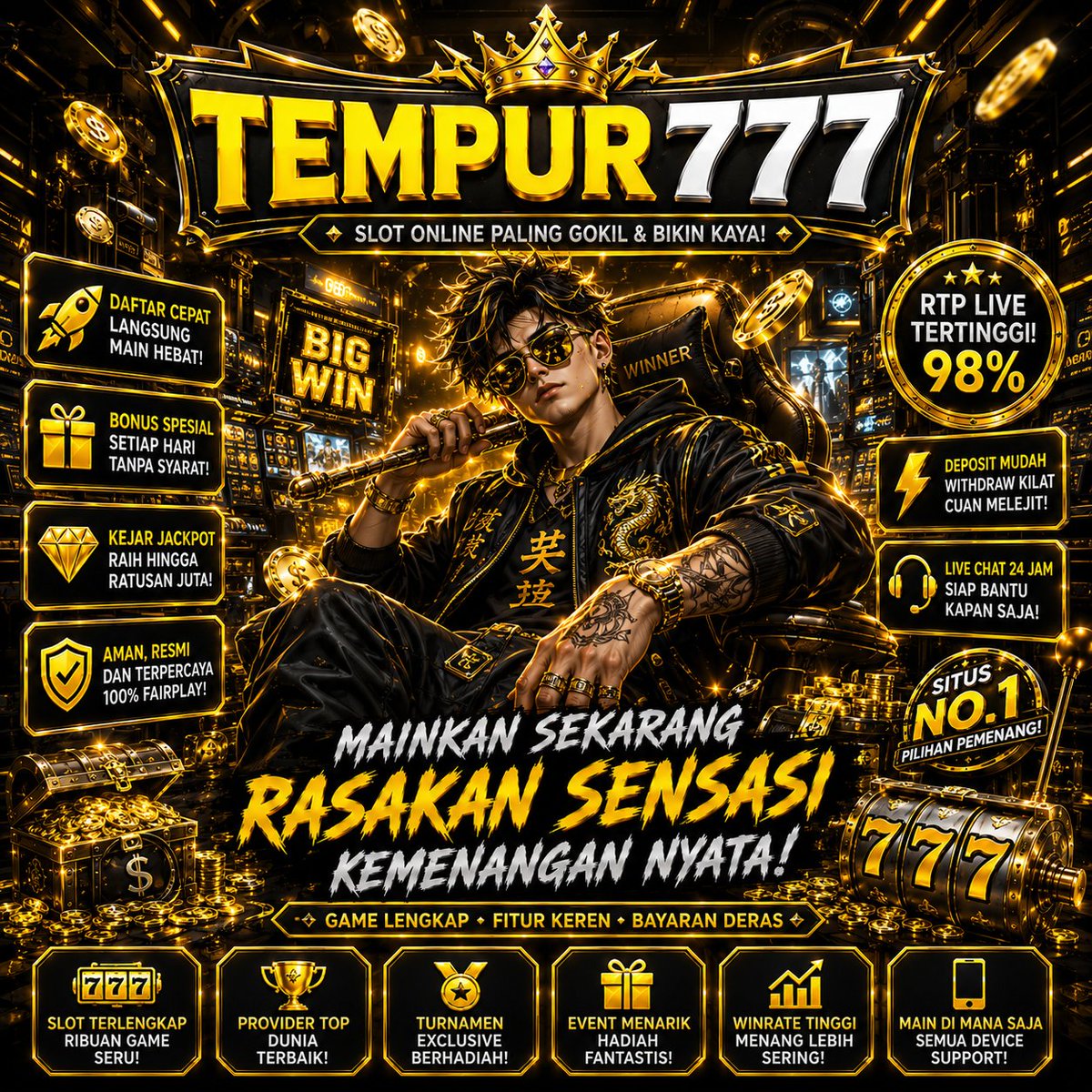 xuvisaul's tweet photo. 🎮 Sensasi bertarung epik cuma di Tempur777! Tim up sama teman atau lawan solo, pilihan ada di tanganmu. Siapa yang bakal jadi juara hari ini? Main bareng kita! ⚡ 

LINK : https://t.co/BfzHYuxSqI

#Tempur777 #GameSeru https://t.co/a1PMtL6mD5