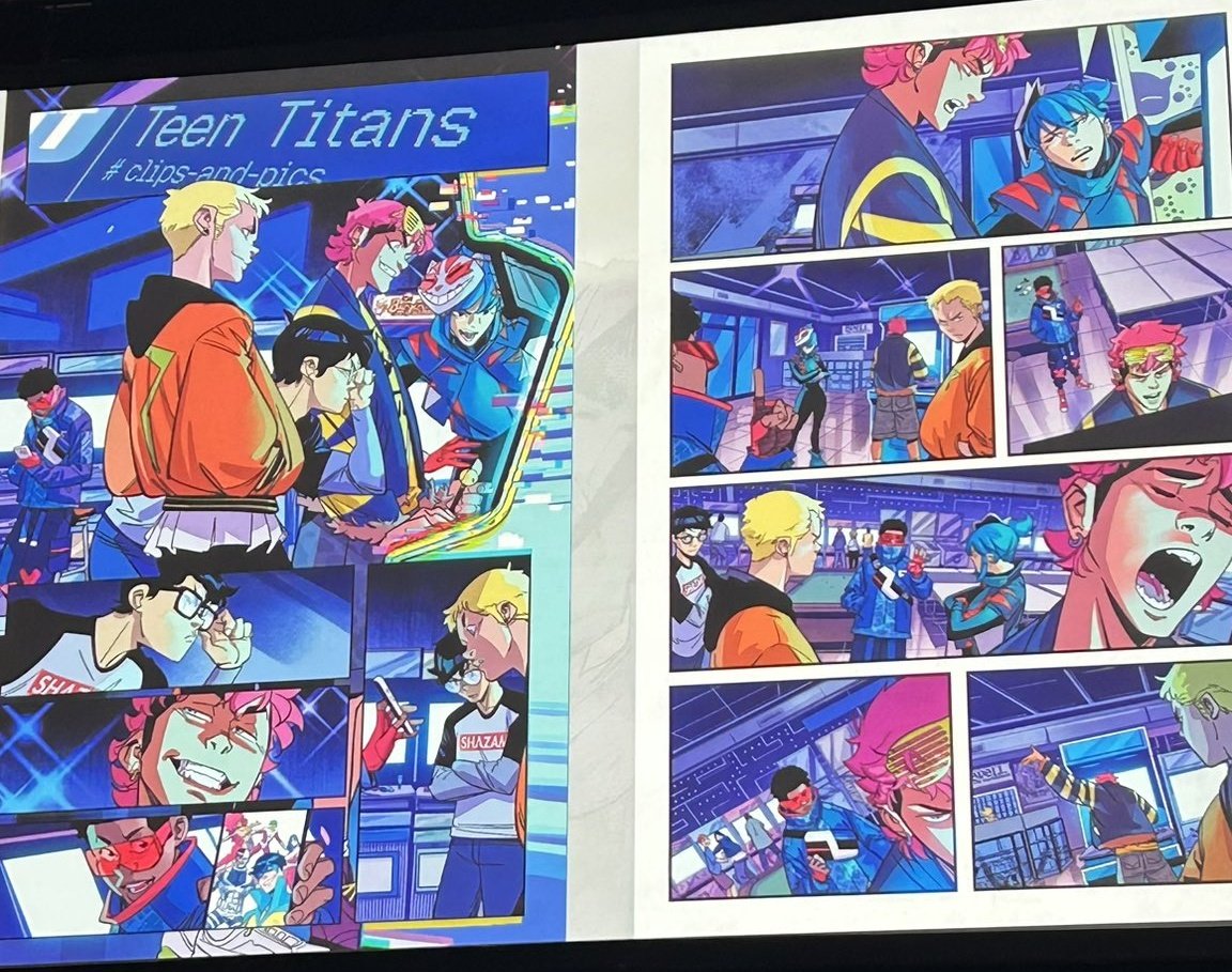 dcuworld's tweet photo. New look at Teen Titans #1!!

The group actually has a discord server started by Fairplay called Teen Titans and they met through that and somehow also come into contact with Jason Todd later!

Via:@heyitsjennalynn https://t.co/4hVsH4Pq02