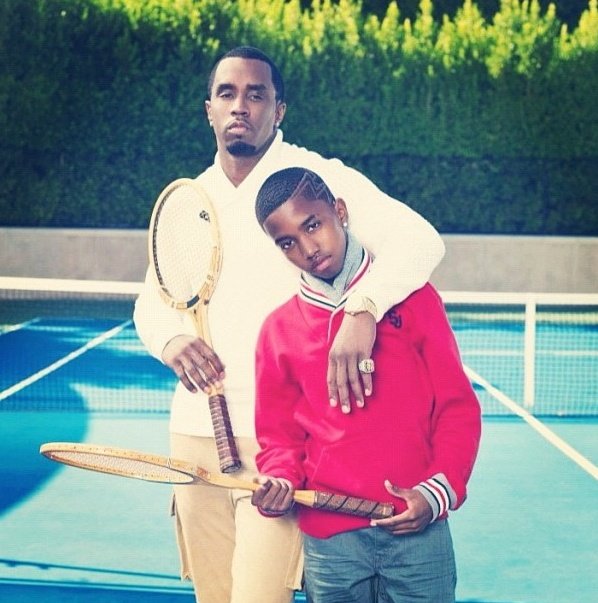Bigdawg_Fly's tweet photo. Like father, like son. Diddy and his son, Christian in L.A, 2012.🎾 https://t.co/pdzmPgSvoi