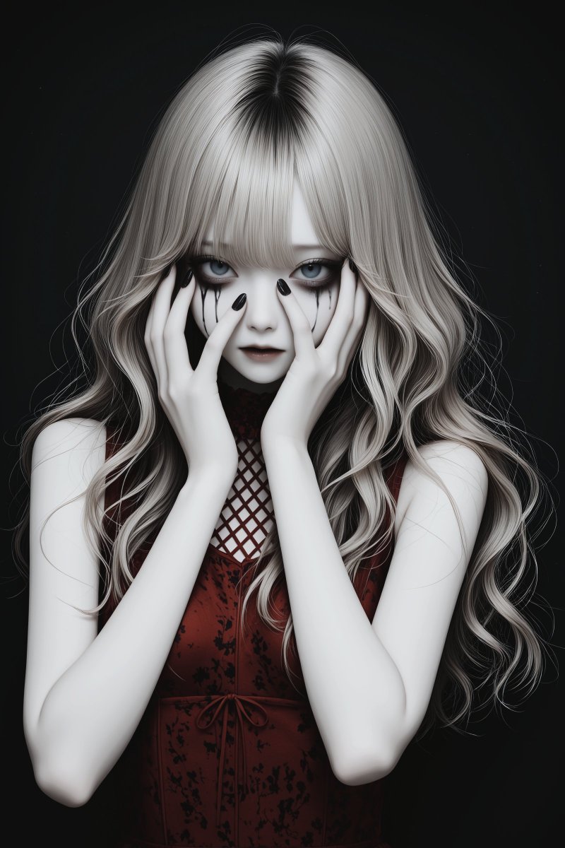 moempt_ai's tweet photo. #このタグを見た人はAIイラスト曲名あいうえおリレーしましょ
参加させていただきます！

「と」
→ ドレス - BUCK-TICK

僕はドレスをまとい　踊って見せよう
狂ってるかい　教えて

次は「な」です！

🦝
#AIart https://t.co/dZ1eLqv3O6
