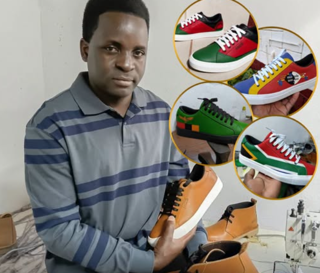AfricanHub_'s tweet photo. Well-known Malawian footwear craftsman Chimwemwe Mwenyemasi has concluded a supply deal with the South African store group PEP that will enable his products to be marketed throughout the continent.

Despite receiving an invitation to work under a permit in South Africa, he chose to produce the shoes inside Malawi so as to generate employment at home and assist the nation in obtaining overseas currency.

The arrangement comes after he completed wide-ranging instruction in shoe-making across multiple African states, refining his expertise prior to obtaining the continent-wide retail collaboration.