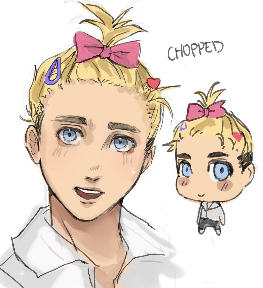 minkabeIIe's tweet photo. @dorde2109 here he is in his stupid ass hairstyle https://t.co/G72GjESN8O