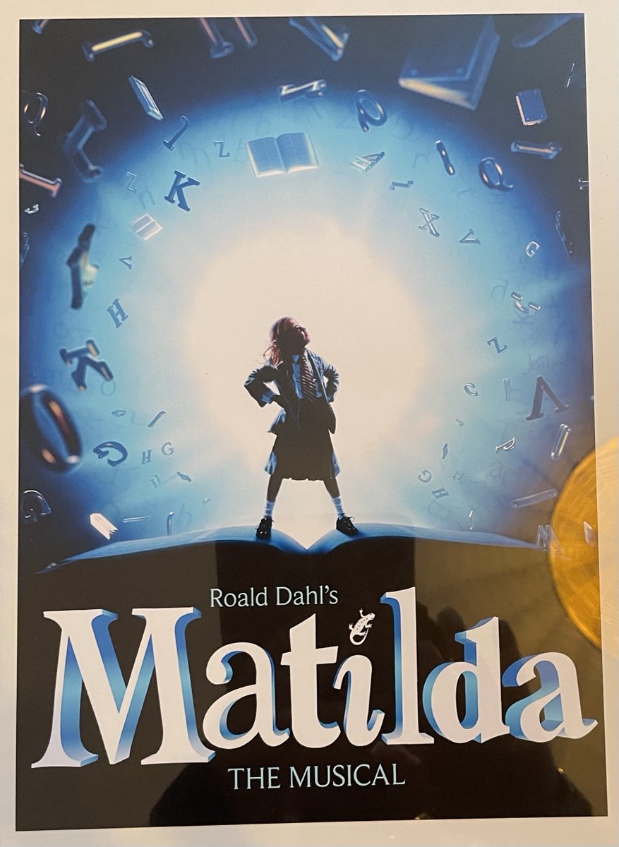 MichaelJPugh1's tweet photo. I went to see Matilda The Musical in London for my 33rd Birthday and what a spectacular show it is, compliments to @timminchen for this legendary adaptation of a Roald Dahl novel 👍 #theatre https://t.co/mxe1WhqcLe