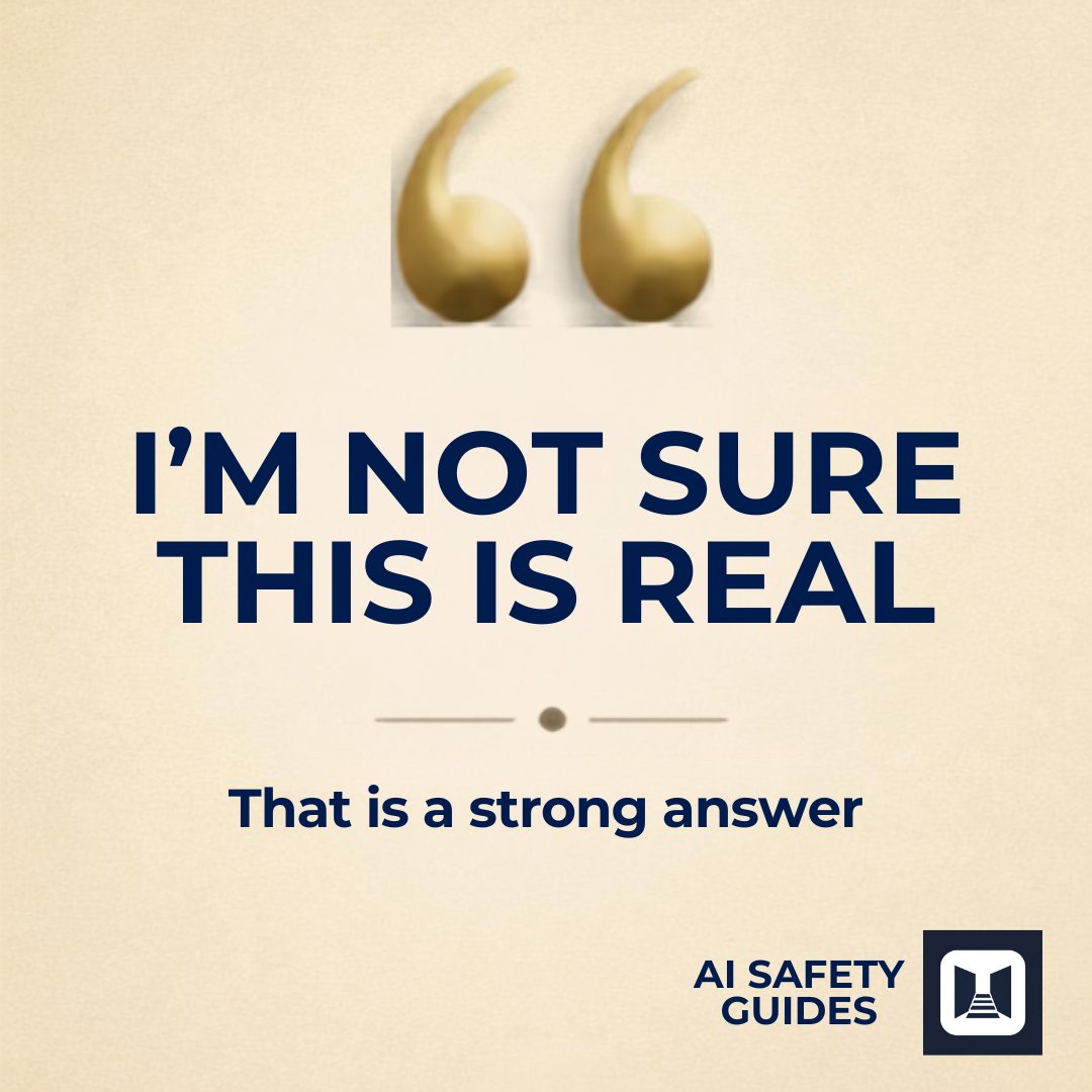 AISafetyGuides's tweet photo. Children do not need a lecture every time technology changes.

They need permission to say:

“I’m not sure this is real.”

That one sentence can prevent many bad decisions.

#DigitalParenting #AISafety https://t.co/N6gmz8z9Y3