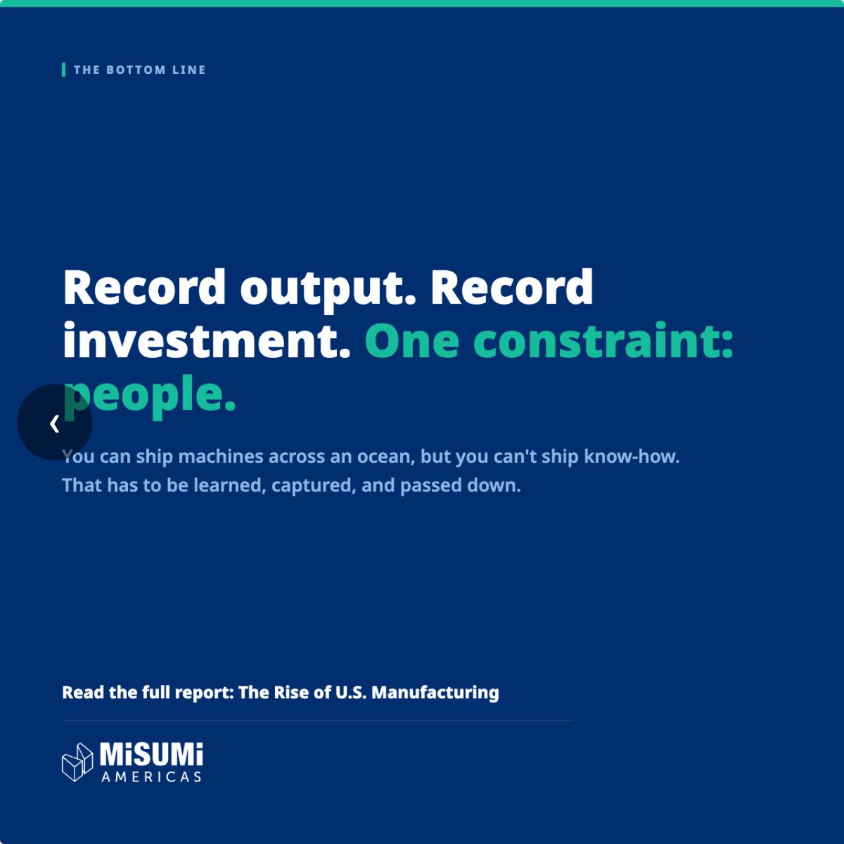 misumiamericas's tweet photo. U.S. manufacturing needs 3.8 million more workers by 2033. The good news: students are already showing up.

🎓 Vocational enrollment up 20% since 2020
📋 Certificate programs growing 4 years straight
🏭 H.R. 9097 would bring advanced training home

Read: https://t.co/25cpLeFTgy https://t.co/LHW50ib8ar