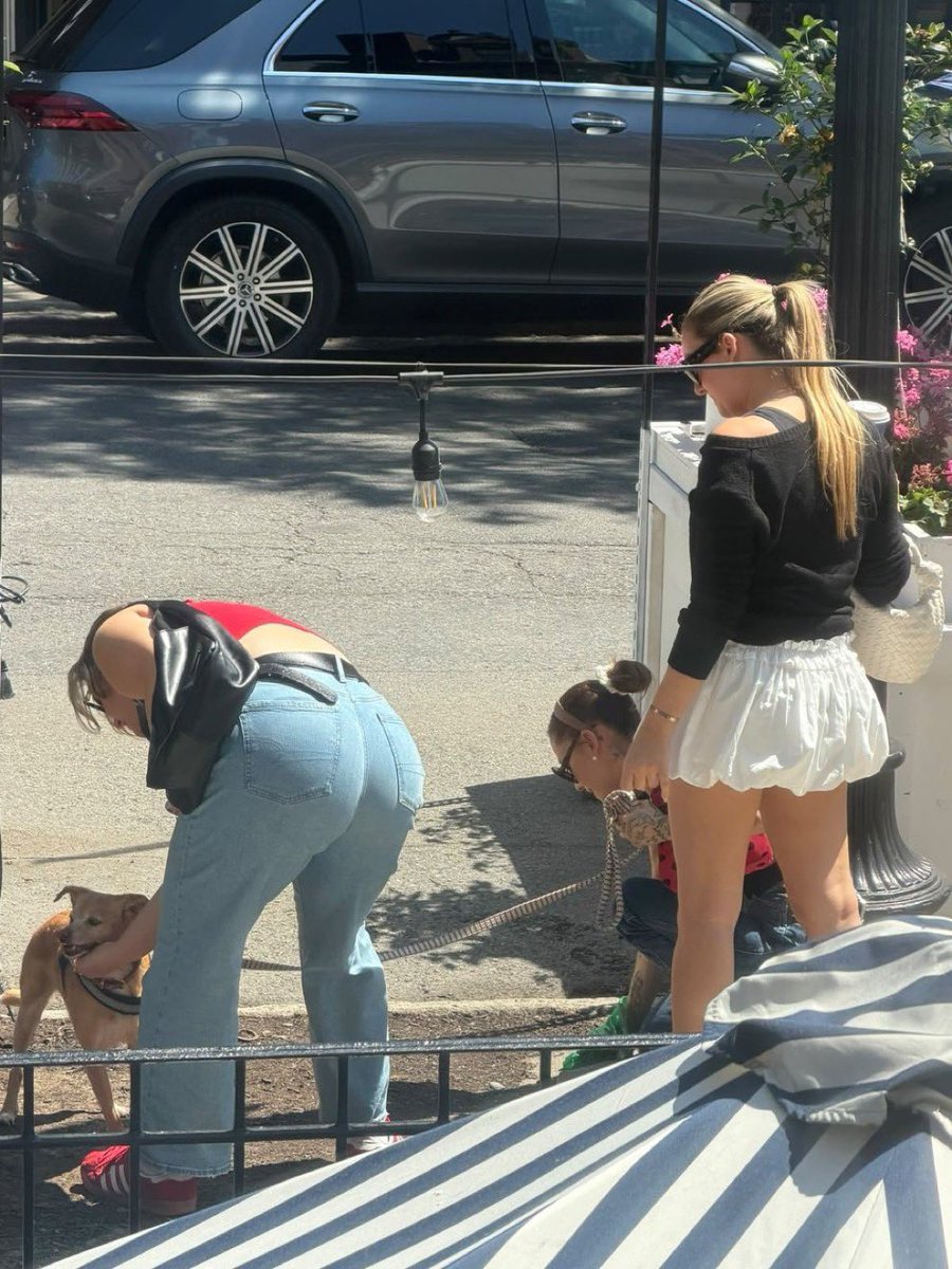 HitsAndCharts's tweet photo. Ariana Grande stuns while being a responsible dog mom to Toulouse in Boston. https://t.co/WEINaT5Uez