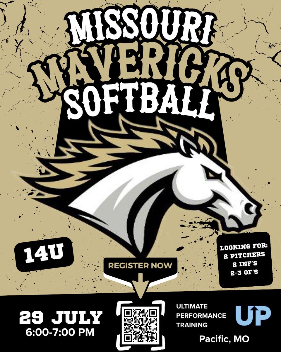 MOMavsBaseball's tweet photo. We are overflowing with softball talent and we’re looking to add to it!!

#maverickmade https://t.co/Swt5F7WMM6