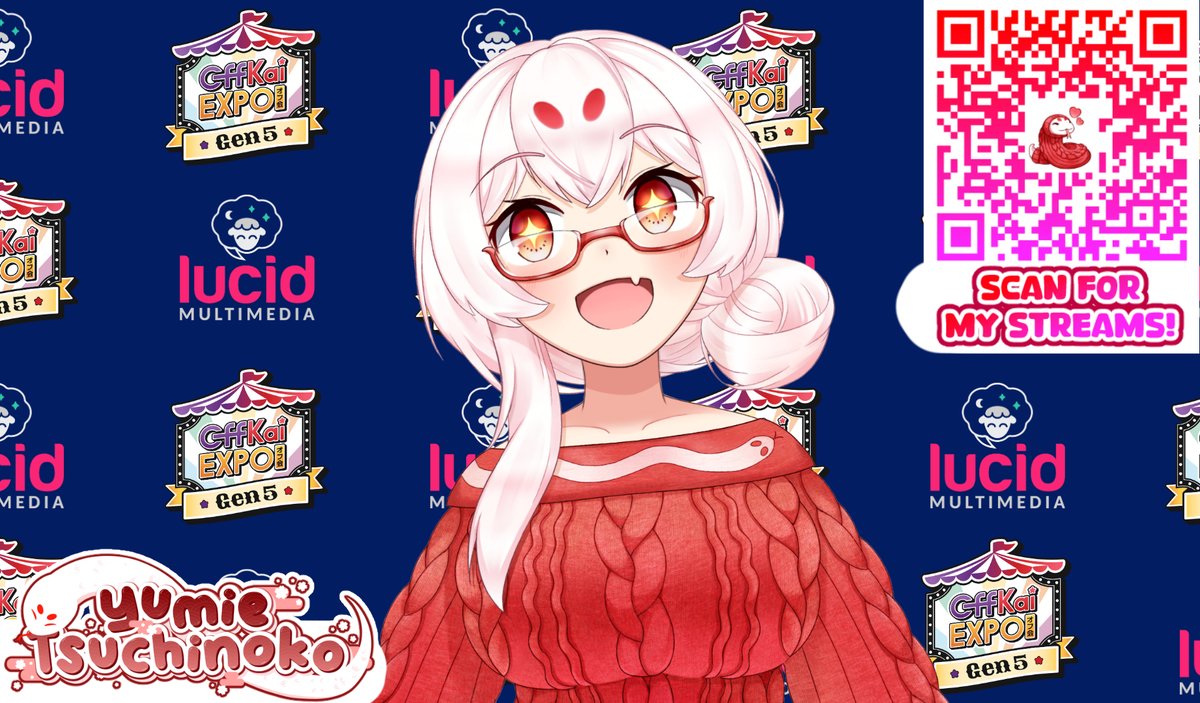 YumieTsuchinoko's tweet photo. My Meet &amp; Greet will be at Lucid's Booth in 30 Minutes! 

Like always, this M&amp;G will be completely free! I'm SO EXCITED TO SEE Y'ALL WHO STOP BY! 🎉 https://t.co/iHQ4e2US25