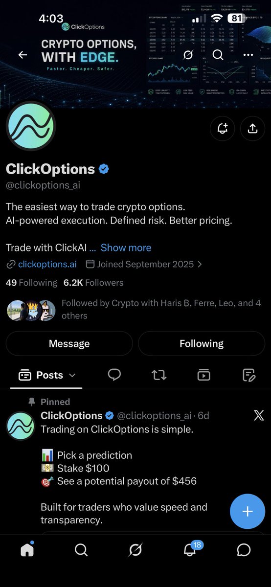 MagEdgeSports's tweet photo. @GonzalitoSNFT @clickoptions_ai Done 🔥 https://t.co/SQyM70bXxW