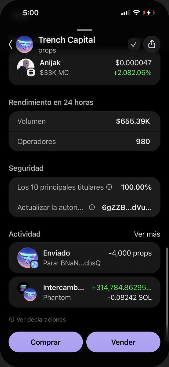 Ulisessquevedo's tweet photo. @trenchcapdotfun compré un un token fake 😭😣 podrías enviarme solos esos 300k tokens? 💔

25m3iqfpDXjuhPSLtQSEuVrZwnAeghQJWwcTnbP9fUCx https://t.co/3hrYGgz6ir