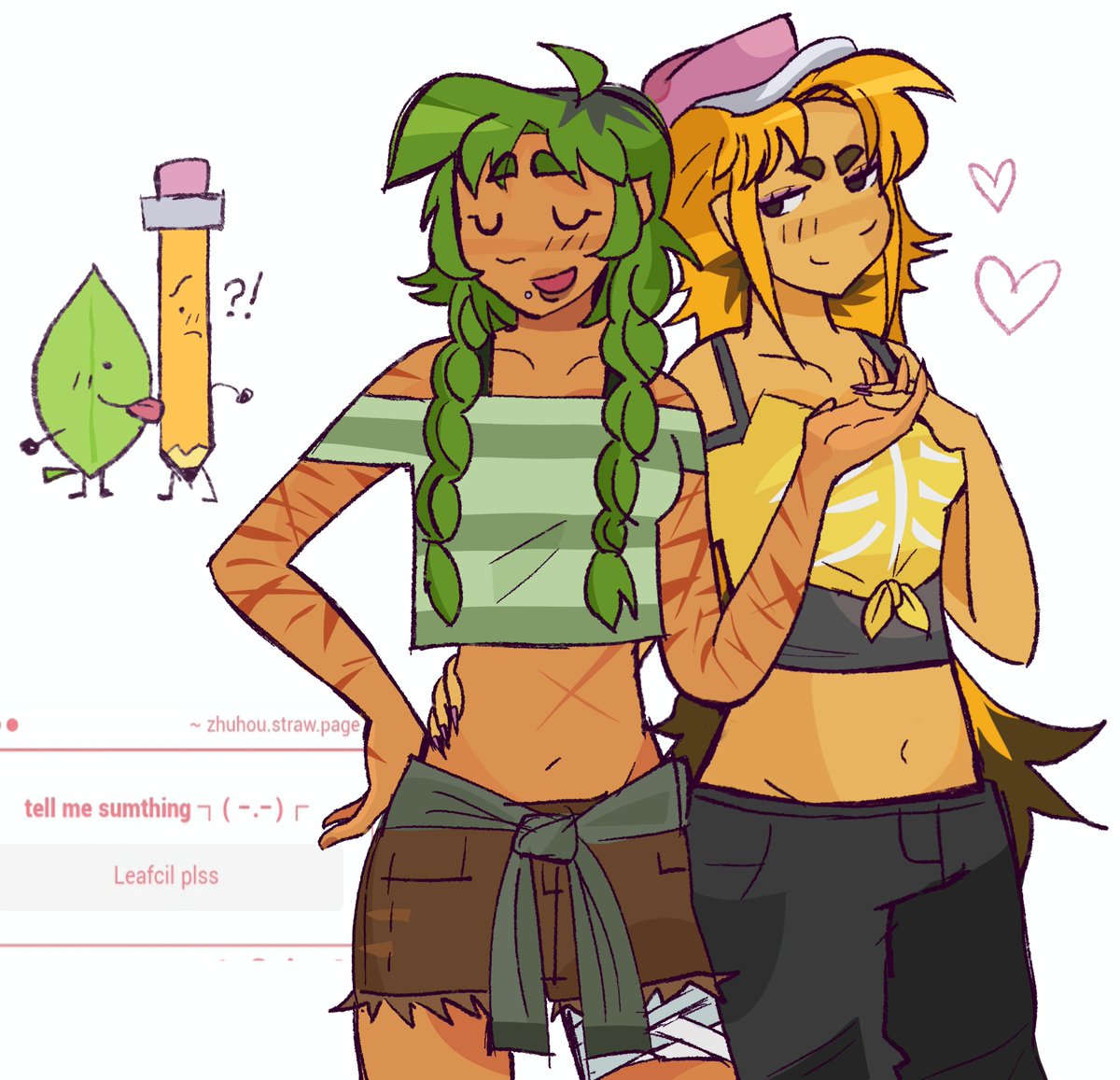 Zhuhouu's tweet photo. Strawpage requests  #bfdi #tnm leafcil foureafy pillow remote liy tophat https://t.co/LsgIv4sWur