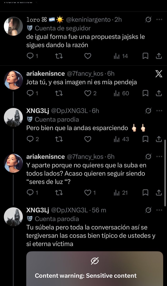 7fancy_kos's tweet photo. @DpJXNG3L @keniniargento Yo no e borrado nada pendeja tu celular es chafa de seguro https://t.co/5haki58qEu