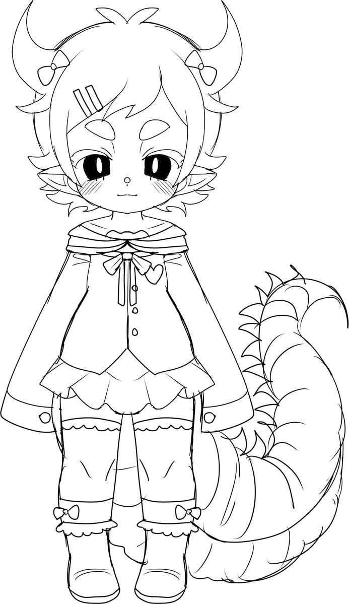 rawrmeru's tweet photo. #vtuber model wip https://t.co/hojS7Jyjdz