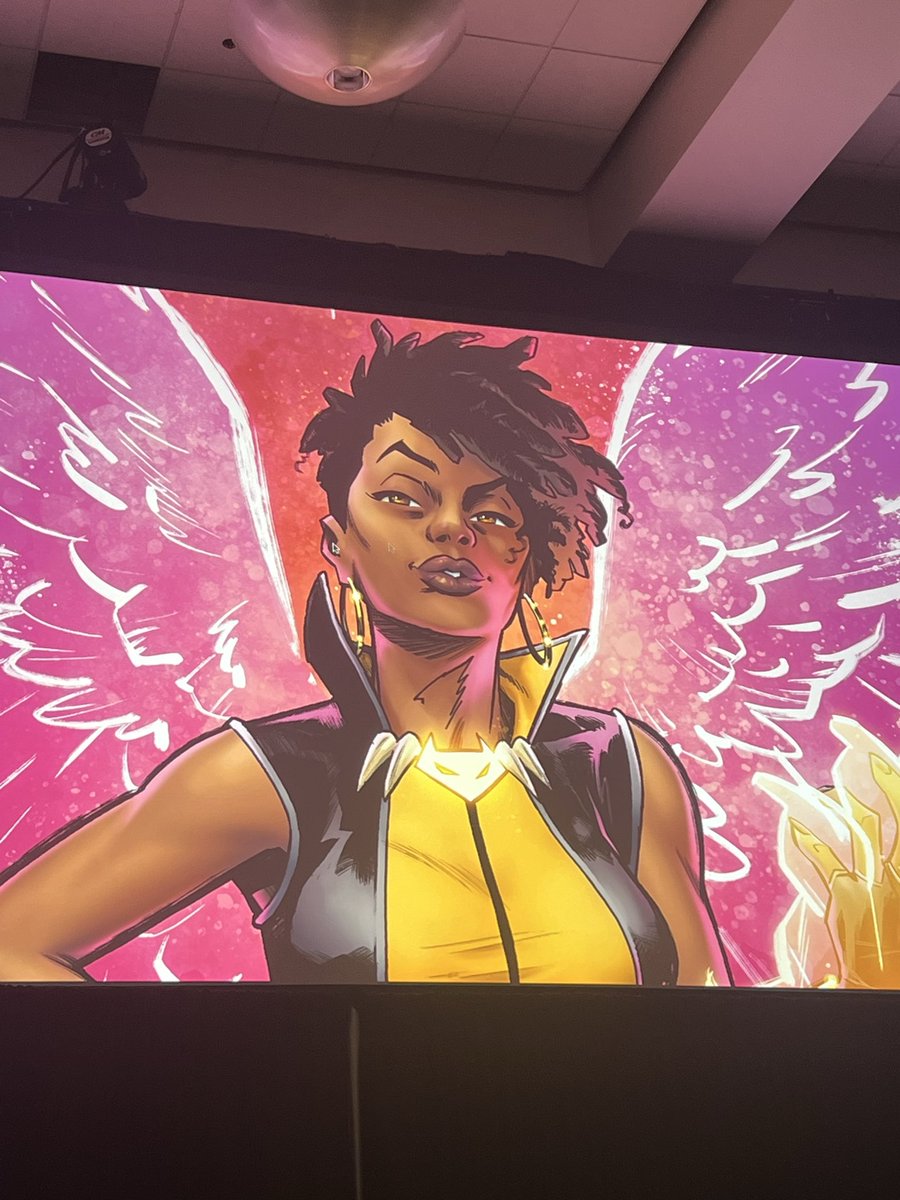 lesbianightwing's tweet photo. stephanie williams says her vixen pitch was “twenty pages long” and it was so full of passion and love for the character and her world and it is now mari’s FIRST ONGOING! https://t.co/j83RWvd5YO