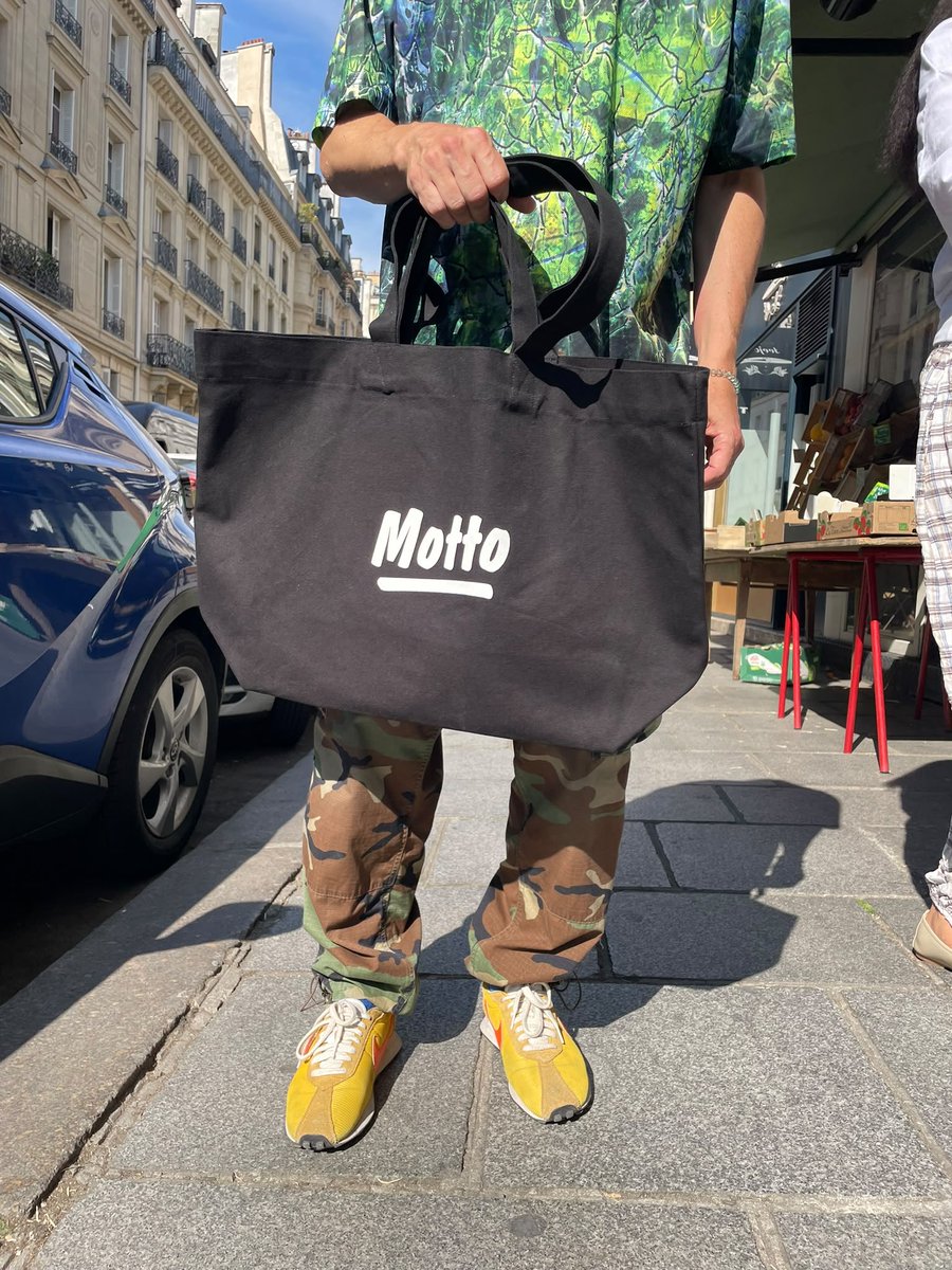 Mottobooks's tweet photo. New book bag in stock! https://t.co/B1jAOYH8ap