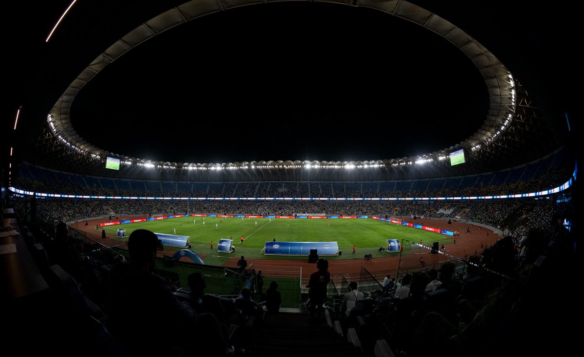 UrugwiroVillage's tweet photo. This evening at Amahoro Stadium, President Kagame attended the opening match day of the #CECAFAKagameCup2026, where Kenya's Gor Mahia F.C. @OfficialGMFC won against Rwanda's APR F.C. @aprfcofficial. Today's Group A fixtures marked the start of the 15-day regional tournament, which brings together 12 leading teams from 9 countries across the region. This marks the tournament's return to Rwanda for the first time since 2019.