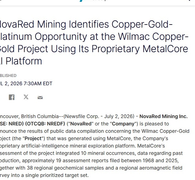 99Tabbie's tweet photo. This is not your average mining update. NRED may have identified the architecture of a larger regional system before proving the mineralization with drilling. That gives the story a lot more upside optionality.
#teenage #Investing
AVGO BJ https://t.co/qrG7QSQK4t