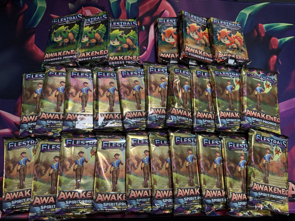 an1nja's tweet photo. Backer rewards just came in for elestrals awakened, can’t wait to open these https://t.co/QUIi795lGA