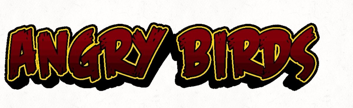 redimatorbird's tweet photo. My logo redesign of angry birds https://t.co/3XsTkvtgGZ