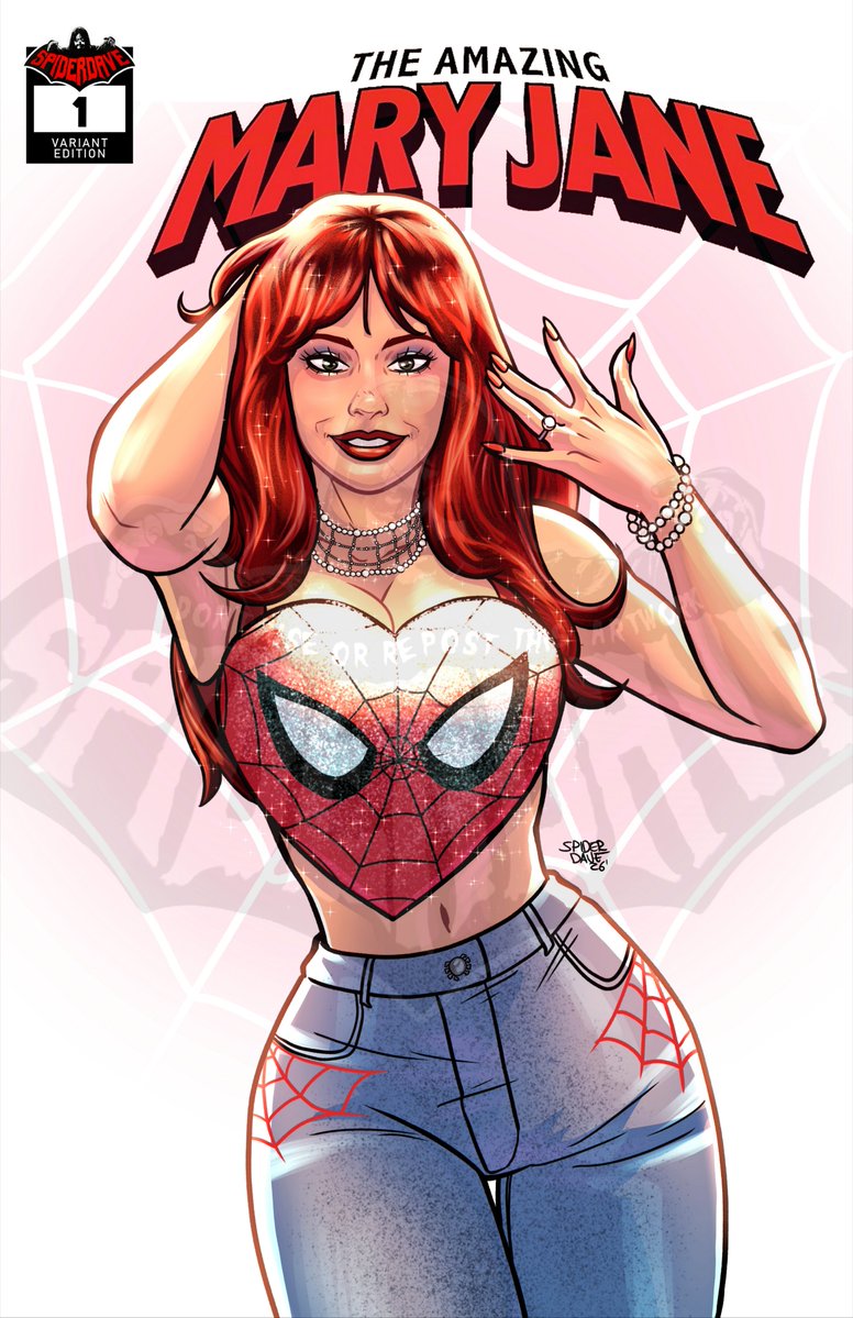 _Spiderdave's tweet photo. This is my entry for @AbbyKMTR_13 DTIYS for her 5k followers! ✨
I really enjoyed participating, I'm a huge fan of her designs, I love how she draws MJ and Spidey 🙏🏻

#abbykmtr5k #MaryJane #ComicArt #OpenCommissions #SpiderMan https://t.co/kPYq49kRUS