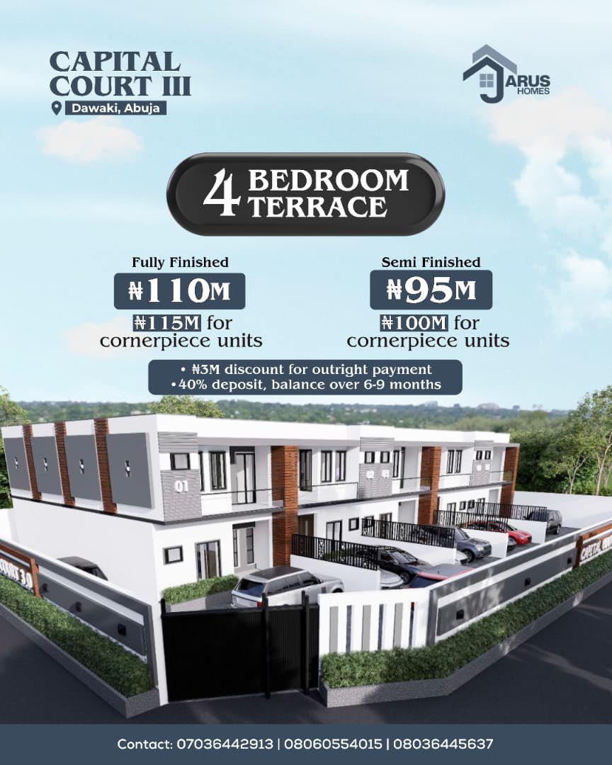 SirJarus's tweet photo. Dawaki, Abuja

Don't sleep on this fairly priced property

Contact us now. Contact number on flyer. https://t.co/vG6czN1hiQ