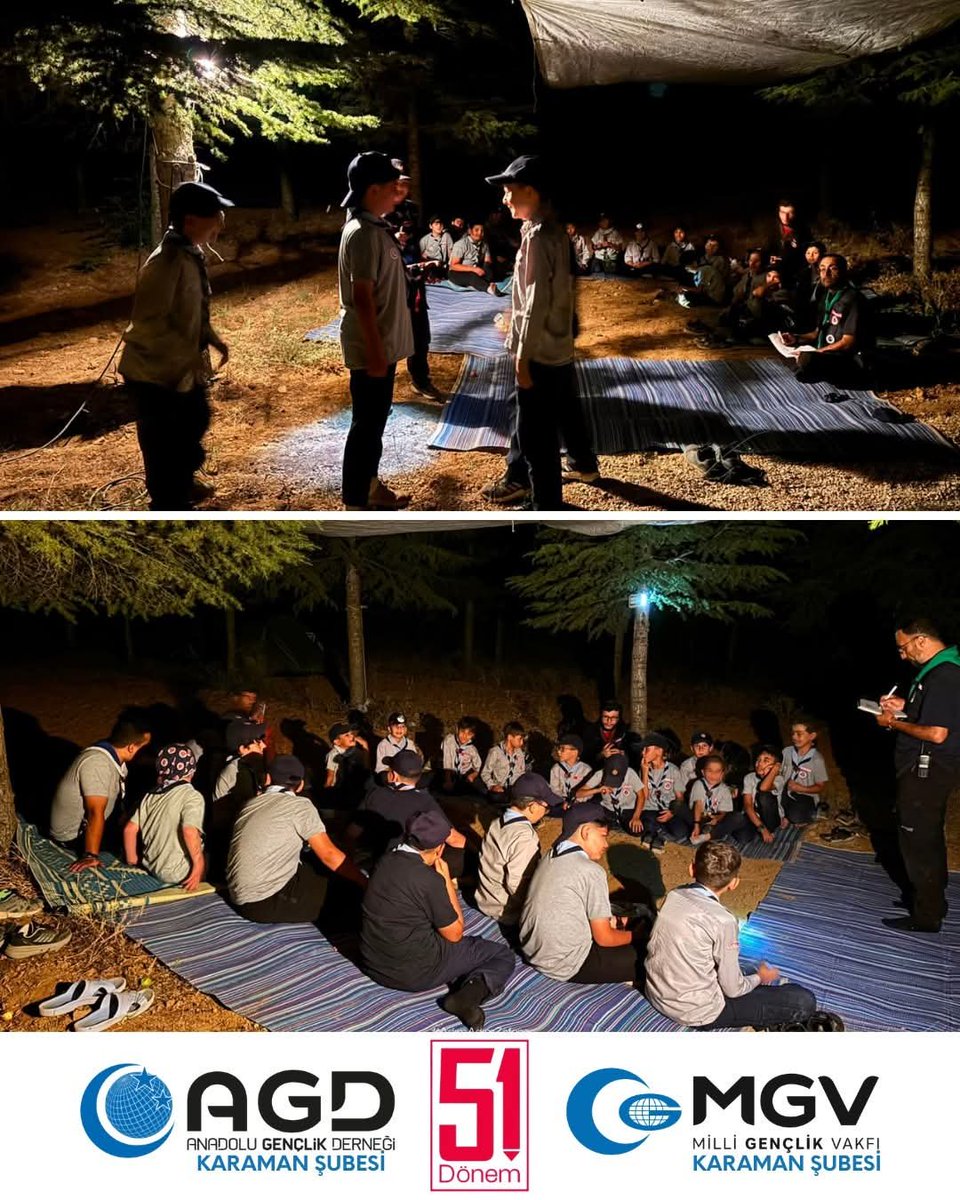 KaramanAgd's tweet photo. 📣 YAZ KAMPI
AGD Karaman İzcilik Kulübümüz bugün itibarıyla kamp yerine ulaşarak yerleşti.
🗓 24-26 Temmuz
📍Yollarbaşı Köyü Şehit Er Ramazan Yüzgeç Parkı
#AGDKaraman #İzcilikKulübü #YazKampı https://t.co/3IlIqeE52P