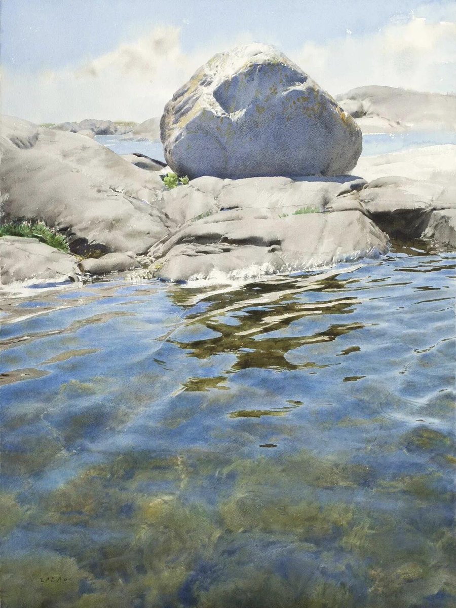 ali_rafick's tweet photo. Immerse in the soft textures of hand-painted watercolor works today—every brushstroke carries warmth, a tiny joy for art lovers. https://t.co/VGlLkkE5Wz