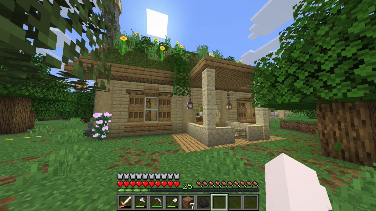 ichocoseo's tweet photo. oi  mooties,  passei  o  dia  jogando  mine ..  olhem  so  minha  casinha!! https://t.co/TUOFN425jx