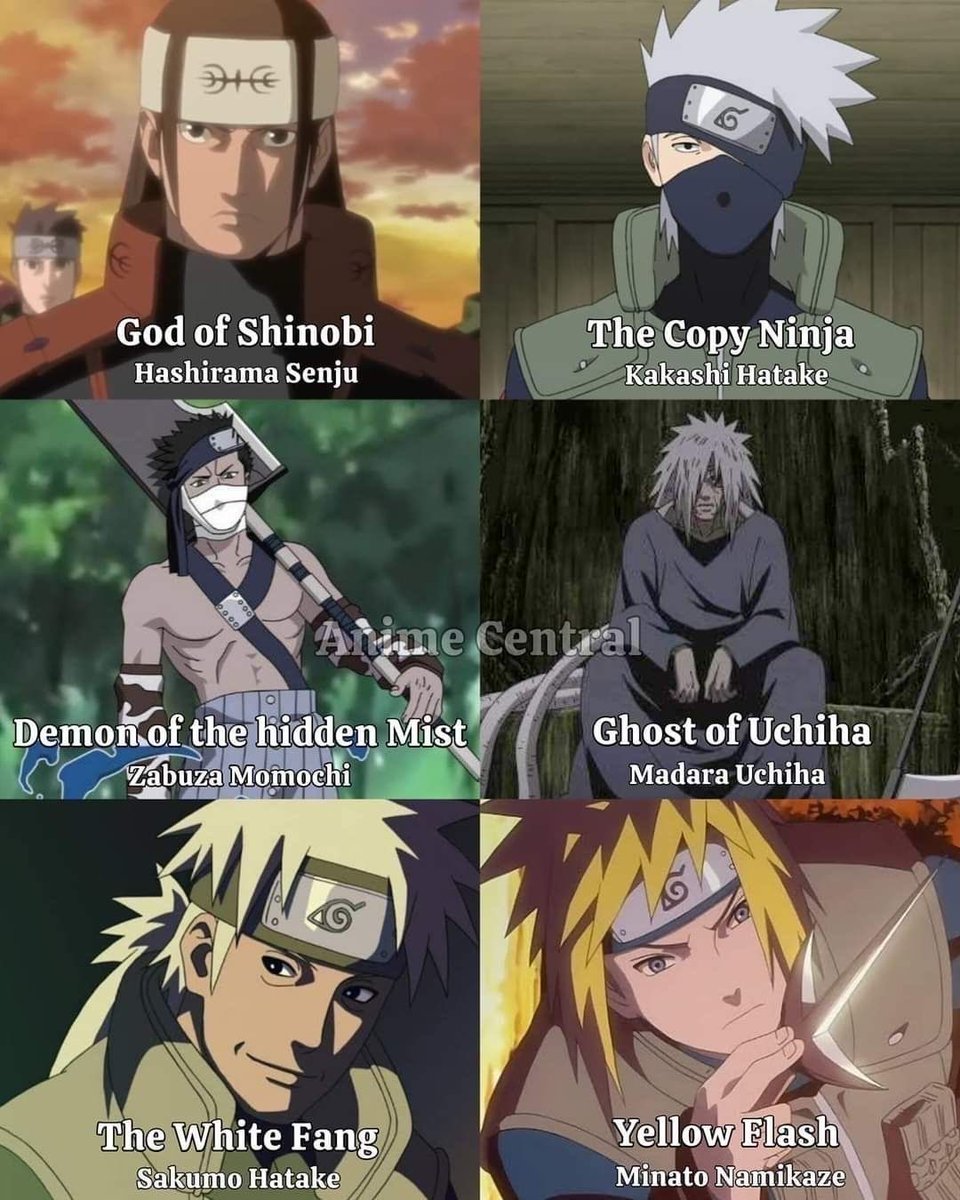 NarutoDaily_'s tweet photo. Who had the BEST nickname in Naruto ? https://t.co/YQUSSJzoLx