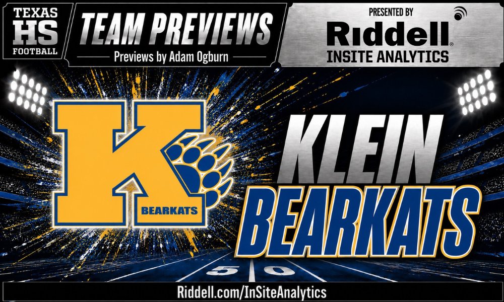 AdamOgburnTV's tweet photo. 2026 @texashsfootball Preview #108: Klein broke through with its first playoff berth since 2018 last year.

The next goal? The Bearkats first playoff win in nine years!

Full Klein Preview: https://t.co/iF4qbTV78S

@Bryne101 @ZaylynSiner11 @Trent_Marshall1 #txhsfb https://t.co/qeinuFjAHN