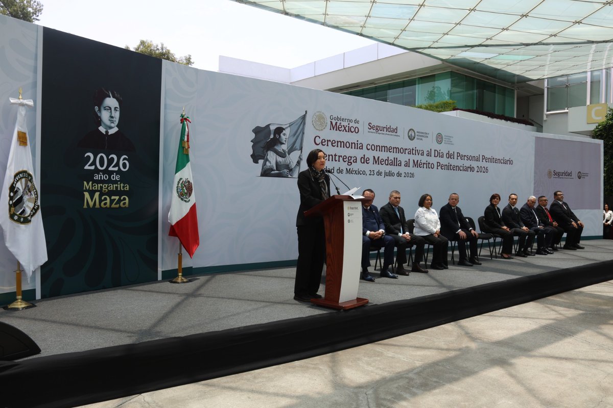 SSPCMexico's tweet photo. La #SSPC, a través de @PyRS_Mexico, reconoce la labor de mujeres y hombres que integran los sistemas penitenciarios del país. https://t.co/C68Ls7eA0e https://t.co/S13NYpWKUn