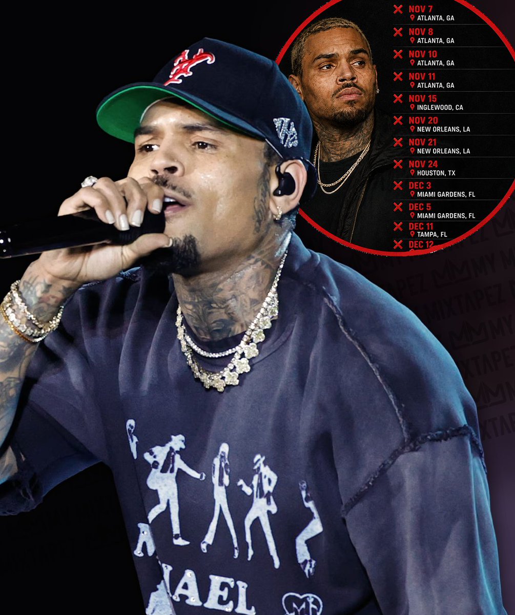 mymixtapez's tweet photo. Chris Brown now faces up to 3 years in prison after pleading guilty and will likely miss almost half of 'The R&amp;B Tour.' https://t.co/jmxsTNqg7M