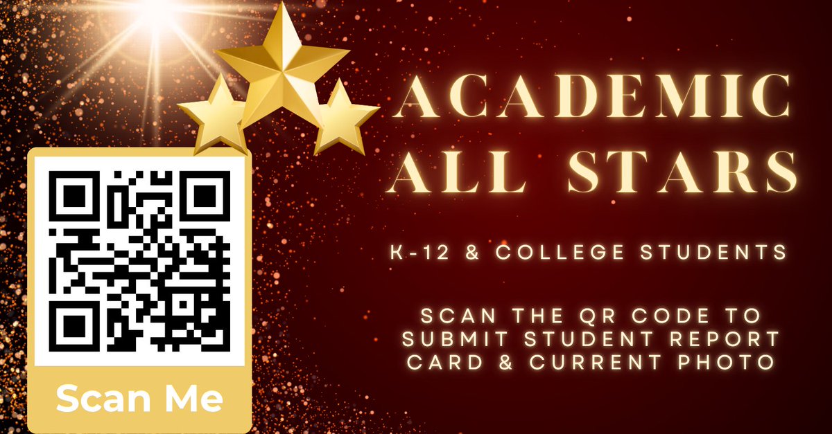 NewZionCC's tweet photo. Academic All Stars Awards Ceremony
8/2/26
Report Card Submission Deadline is 7/26

Submit your report card &amp; current photo here: https://t.co/T79IYptUXV

Help us recognize the academic excellence of your student if your student achieved all As or As &amp; Bs. https://t.co/yn1wOOfmvE