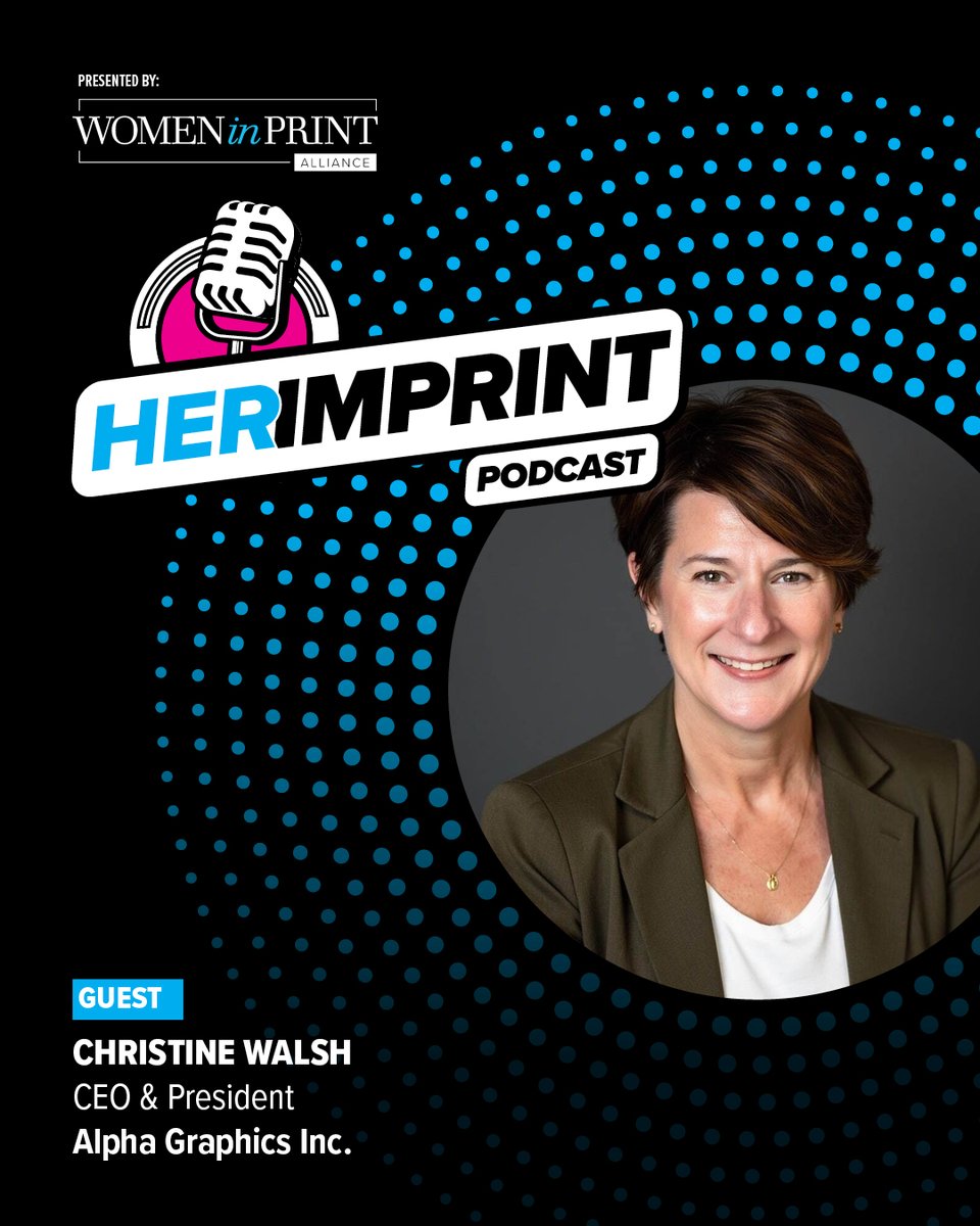 PIConnects's tweet photo. Great leaders aren't defined by perfection- they're shaped by the lessons they learn along the way.

🎧 Listen to the full episode: https://t.co/3jDaSxbLeY

#PrintingImpressions #PRINTINGUnitedAlliance #HerImprint #PIWorld #PrintingIndustry #Leadership https://t.co/yvZS7pl5U0