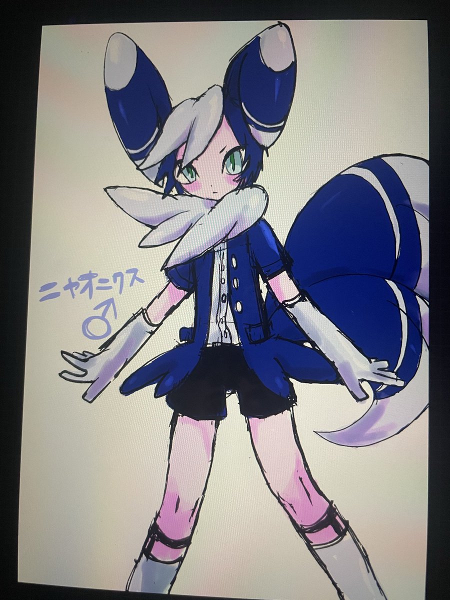 kaiko_1539's tweet photo. にゃおにくす擬人化した https://t.co/9IQXRkgIZm