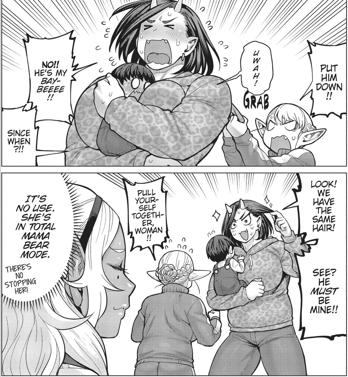 MamonoGang's tweet photo. Maternal instincts beyond blood. https://t.co/CzwyZ0YatG