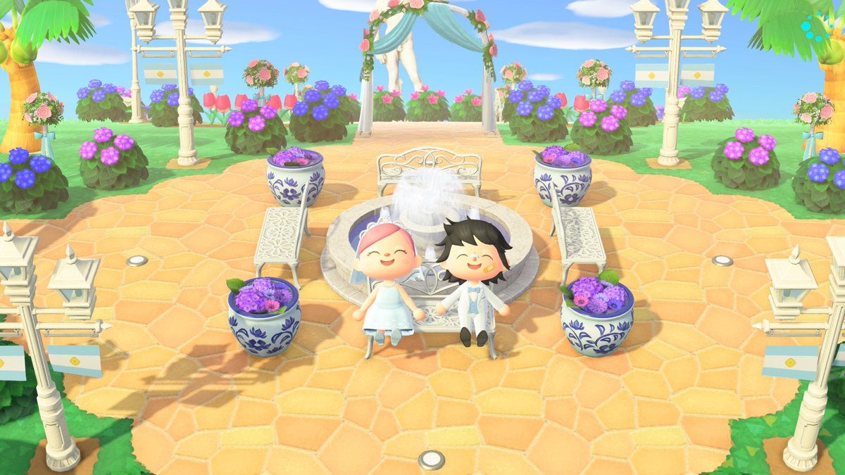 Cheyenn03427718's tweet photo. Me and my boyfriend @Federxblue got married in Animal Crossing New Horizons 🥰🥳👰🏼‍♀️🤵🏻💍
#ACNH https://t.co/JbQ33gEgB6