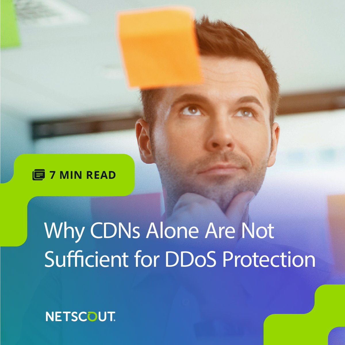 NETSCOUT's tweet photo. If your DDoS strategy begins and ends with a CDN, it's time to review your attack surface. Learn which services may still be vulnerable and how to strengthen your overall defense