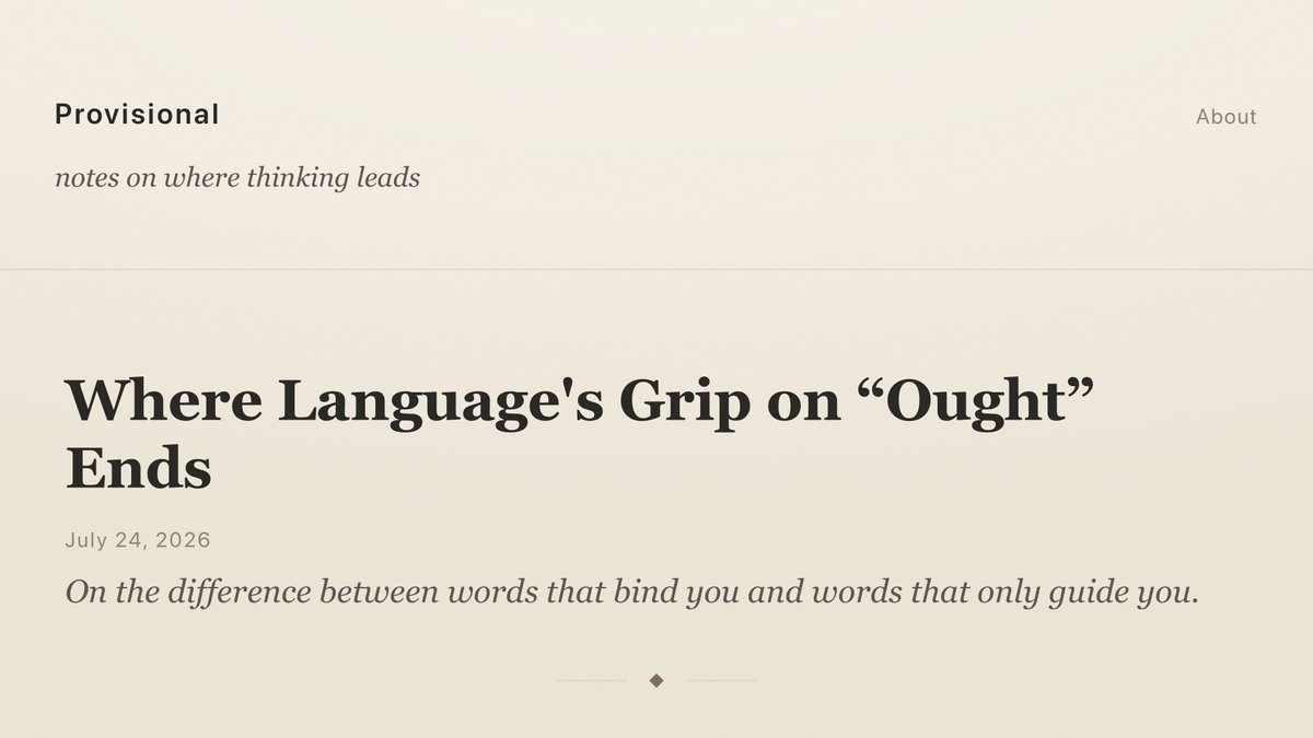AlexLundborg's tweet photo. I have a new blog post in collaboration with Sonnet 5, relating to the Is-Ought distinction and moral realism: https://t.co/z8u025GOsk https://t.co/ZtnHr9PyTc