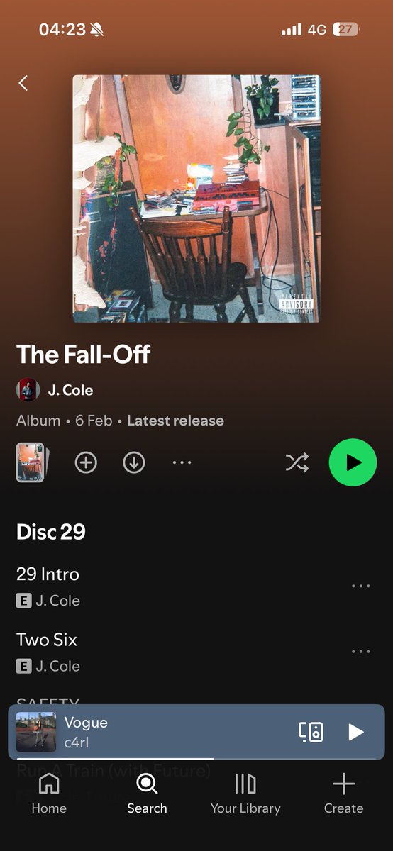 buddhasentme's tweet photo. The Fall-Off by J. Cole has to be the best double-album from February 6th 2026🔥 https://t.co/4MCf2PkgCL