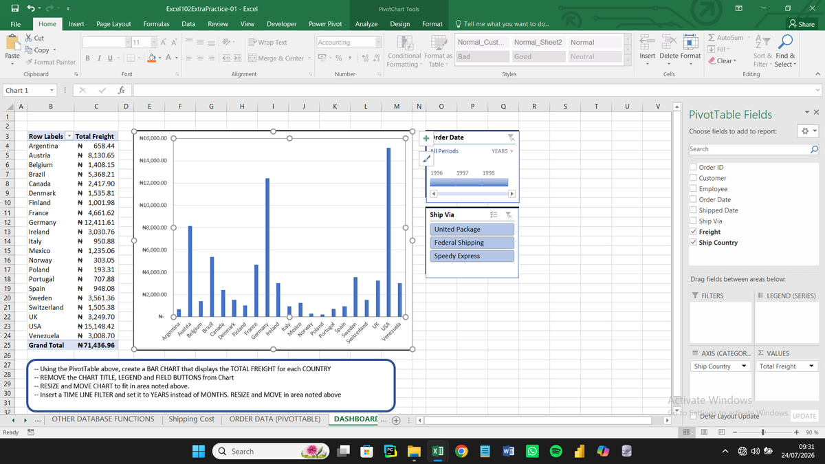 analyst_uchenna's tweet photo. Day 7 of my Excel &amp; Data Analytics Journey

Today I completed Excel 102 (Intermediate), learning Power Pivot, Data Models, KPIs, DSUM, and interactive dashboards. Every lesson is helping me think like a data analyst. Next stop: Excel Advanced.🚀

#Excel #DataAnalytics #virałpost https://t.co/tviTANbk9J