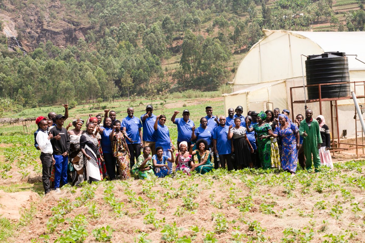 Duhamic1's tweet photo. Today, members of @Duhamic1 visited young farmers supported  by #SERVE Project in @rulindodistrict  and @GakenkeDistrict Districts to learn from their experiences and observe progress in Chili, French beans production and poultry farming.

The visit strengthened shared learning, accountability and commitment to empower youth through sustainable livelihood and job creation. 

SERVE Project is funded by @MastercardFdn
and implemented by @careinrwanda in partnership with @Duhamic1  and other partners.