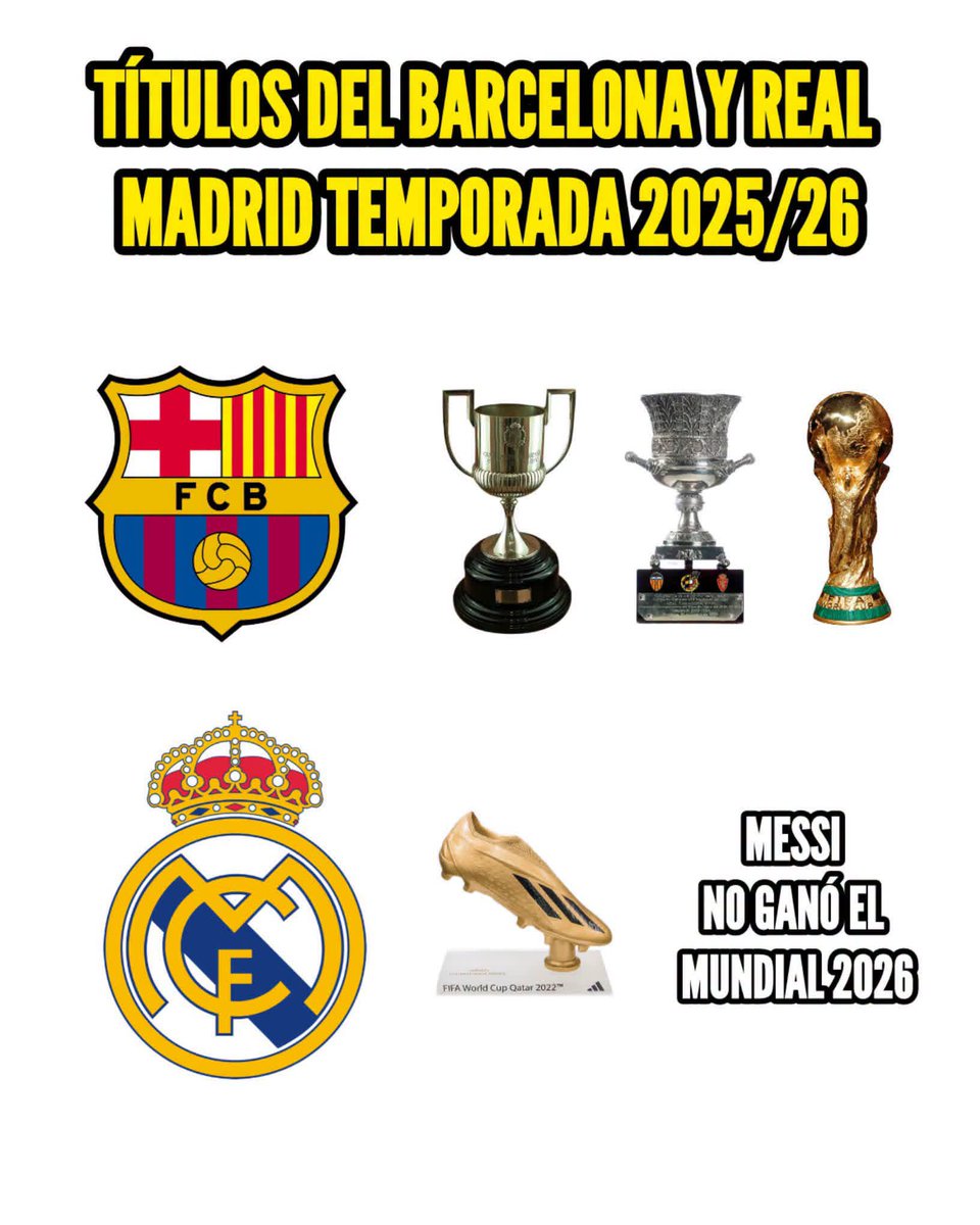 PedrinhoFCB__'s tweet photo. Al menos ganaron la bota de oro del mundial 🤷🏻‍♂️ https://t.co/rkPdfZAHP9